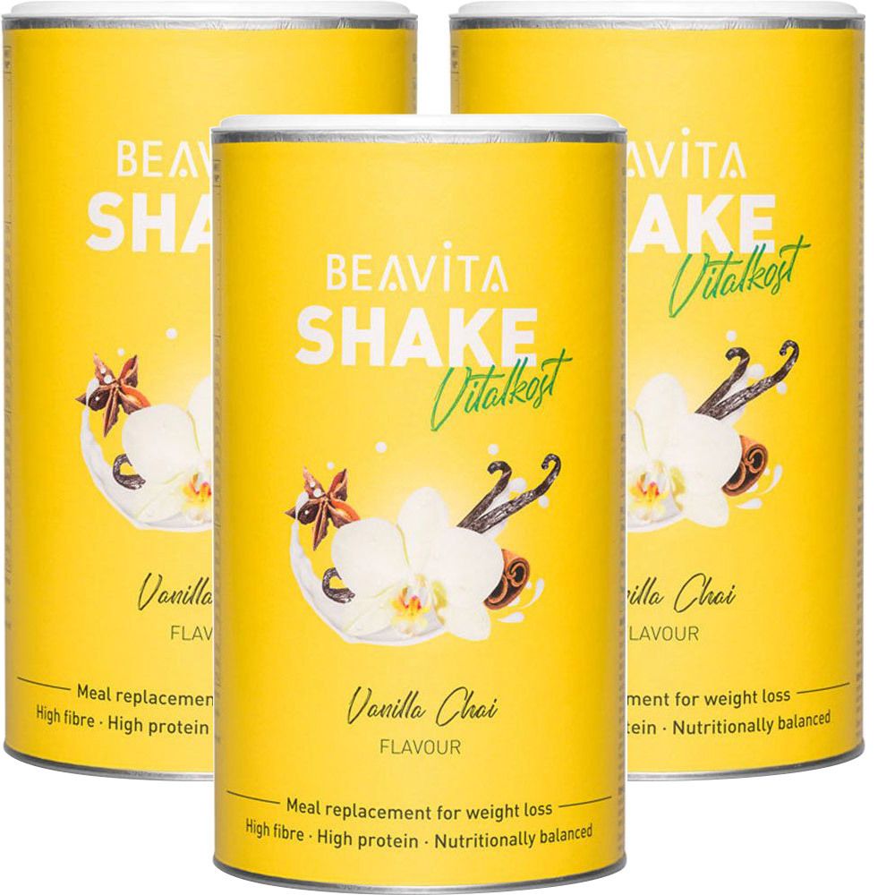 BEAVITA Vitalkost Plus Vanilla Chai Set da 3