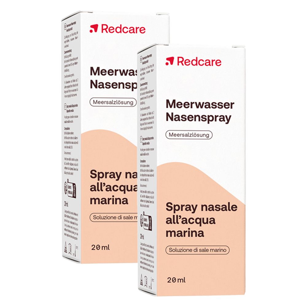 Redcare Spray nasale all’acqua marina Set da 2 - risparmia il 25% con il codice: 25XREDCARE