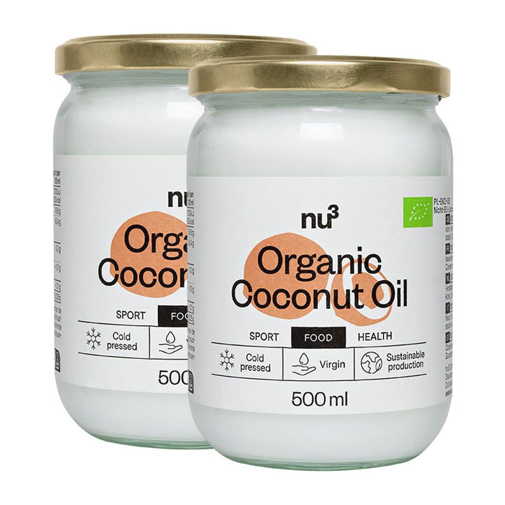 nu3 Olio di Cocco Bio Set da 2