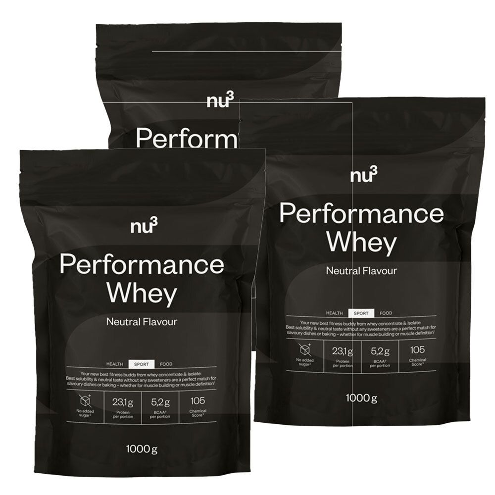 nu3 Performance Whey Neutro Set da 3