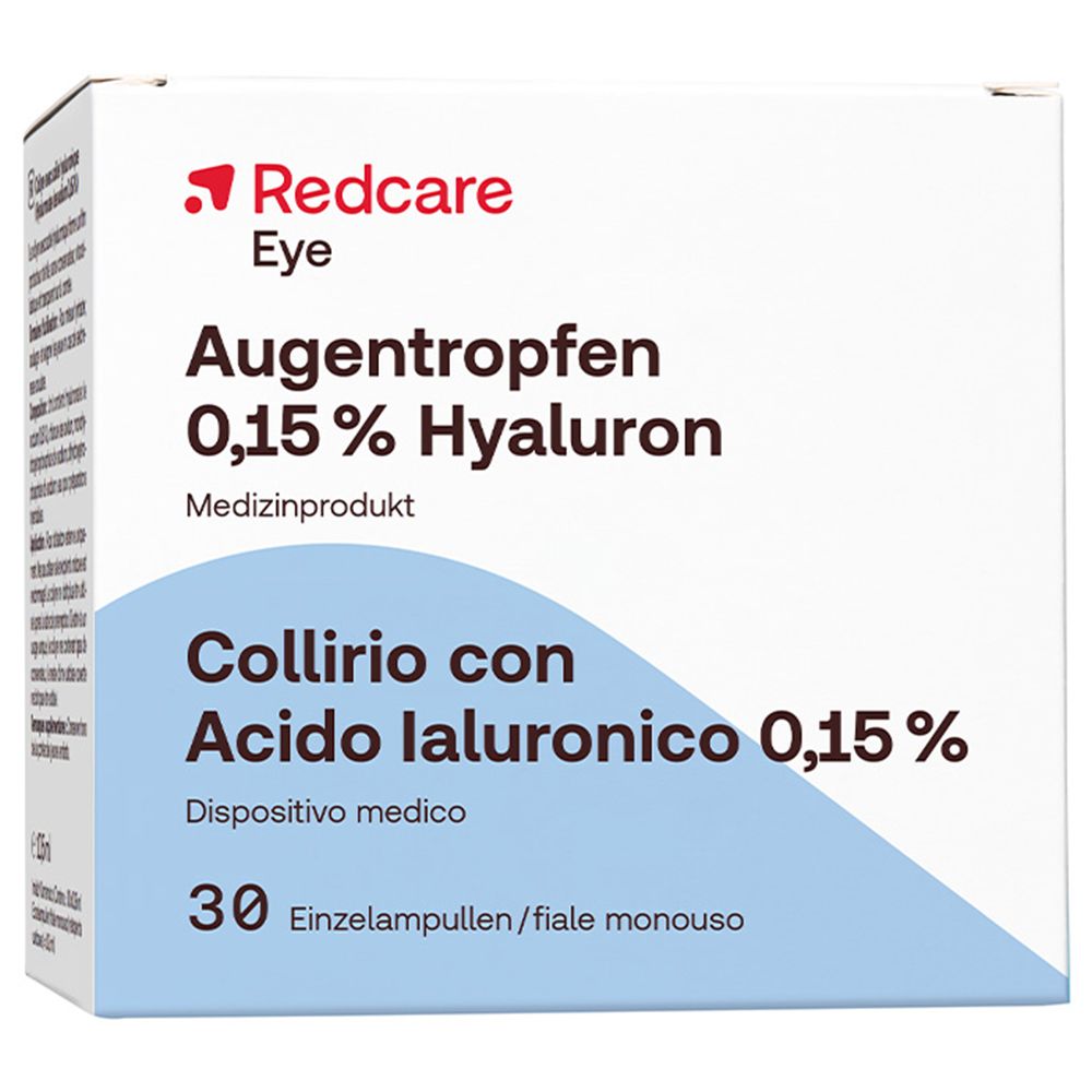 Redcare Collirio con ialuronato di sodio 0,15%