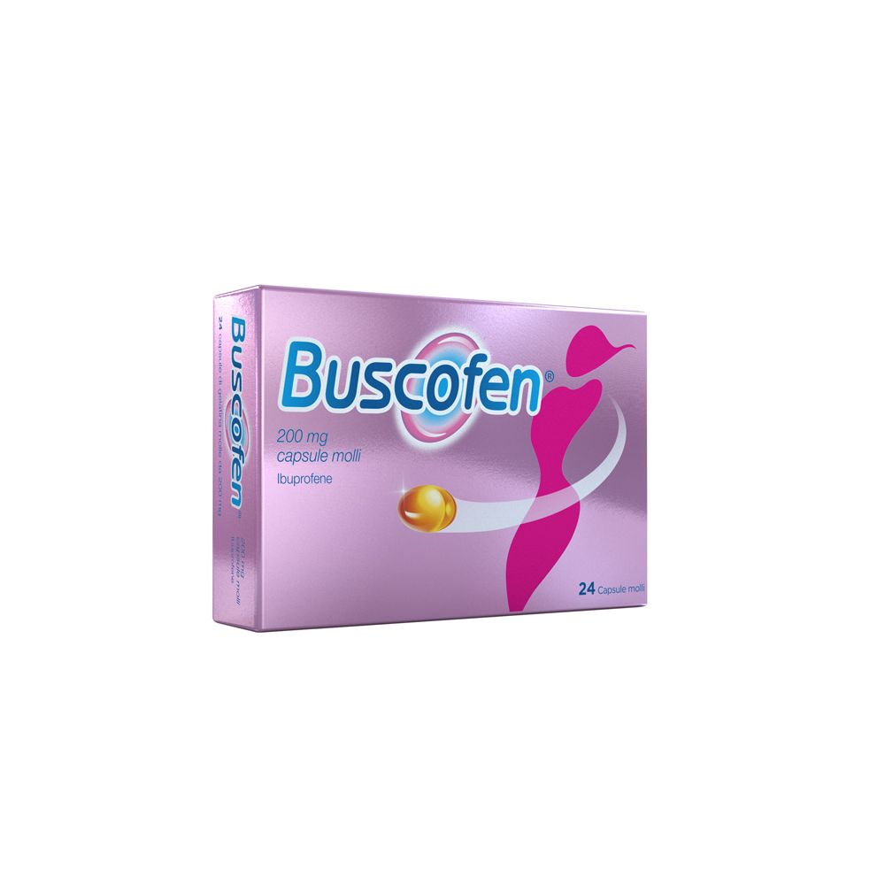 Buscofen 24 capsule, ibuprofene contro dolori da ciclo