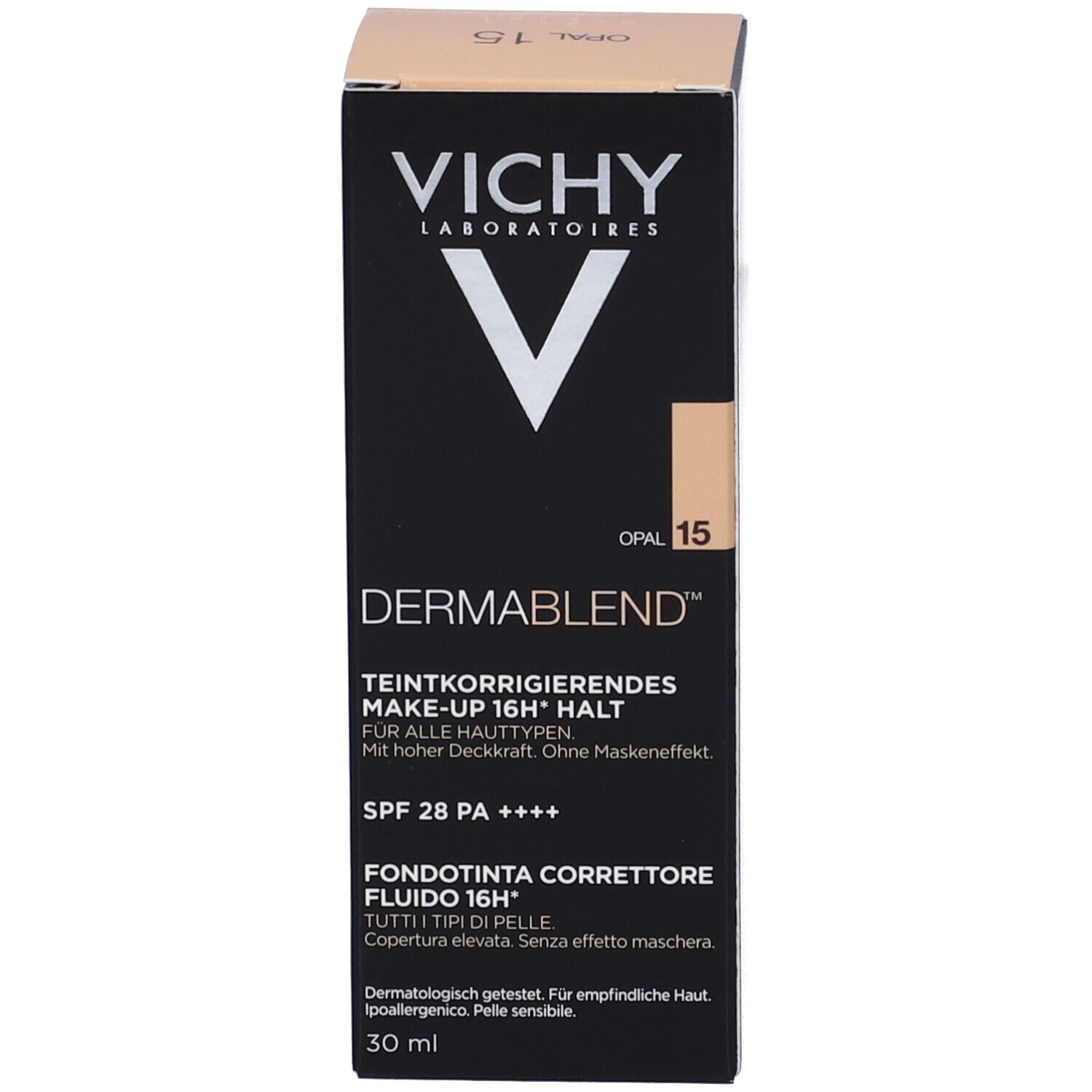 Vichy Dermablend Fondotinta Correttore Fluido 16h tonalità 15 Opal 30 ml