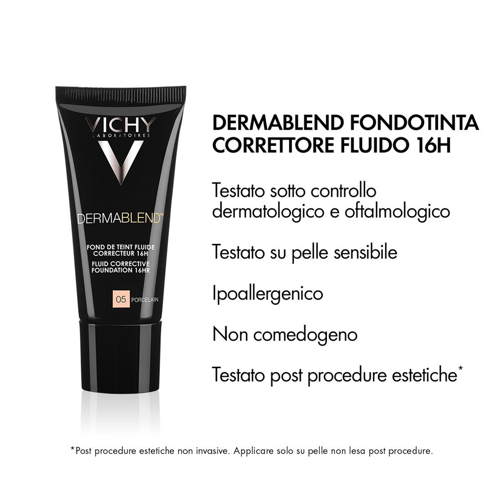 Vichy Dermablend Fondotinta Correttore Fluido Tonalità 35 Sand