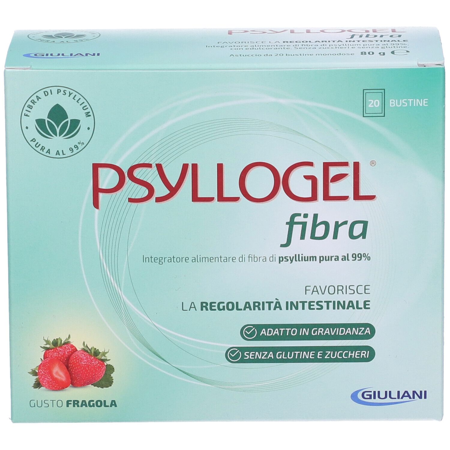 PSYLLOGEL® Fibra Fragola Bustine