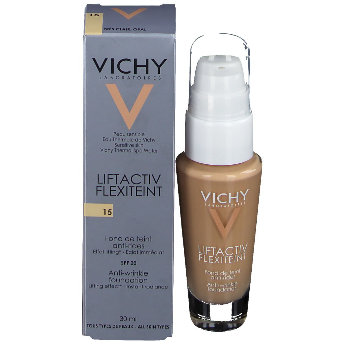 Vichy Liftactiv Flexiteint Fondotinta Effetto lifting tonalità 15 30 ml