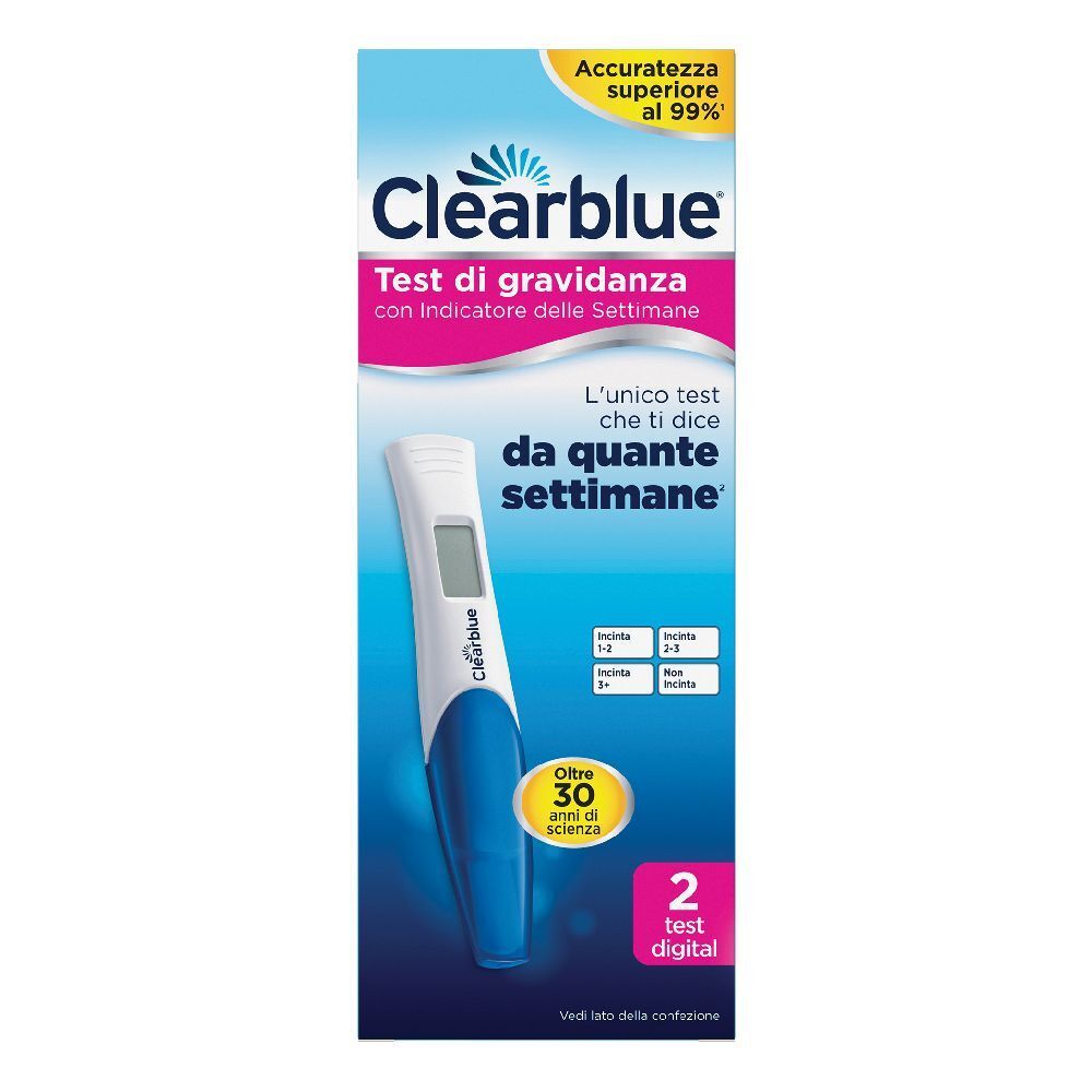 Clearblue Test di Gravidanza con Indicatore delle Settimane