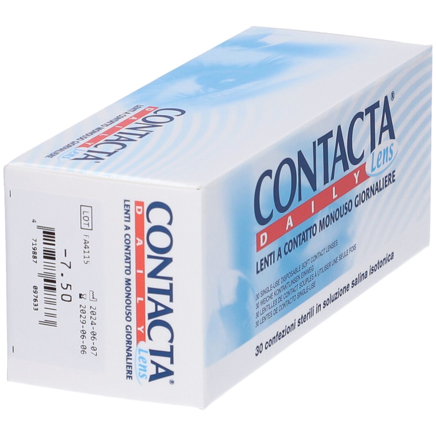 CONTACTA® Daily Lens  Tipo -7.50