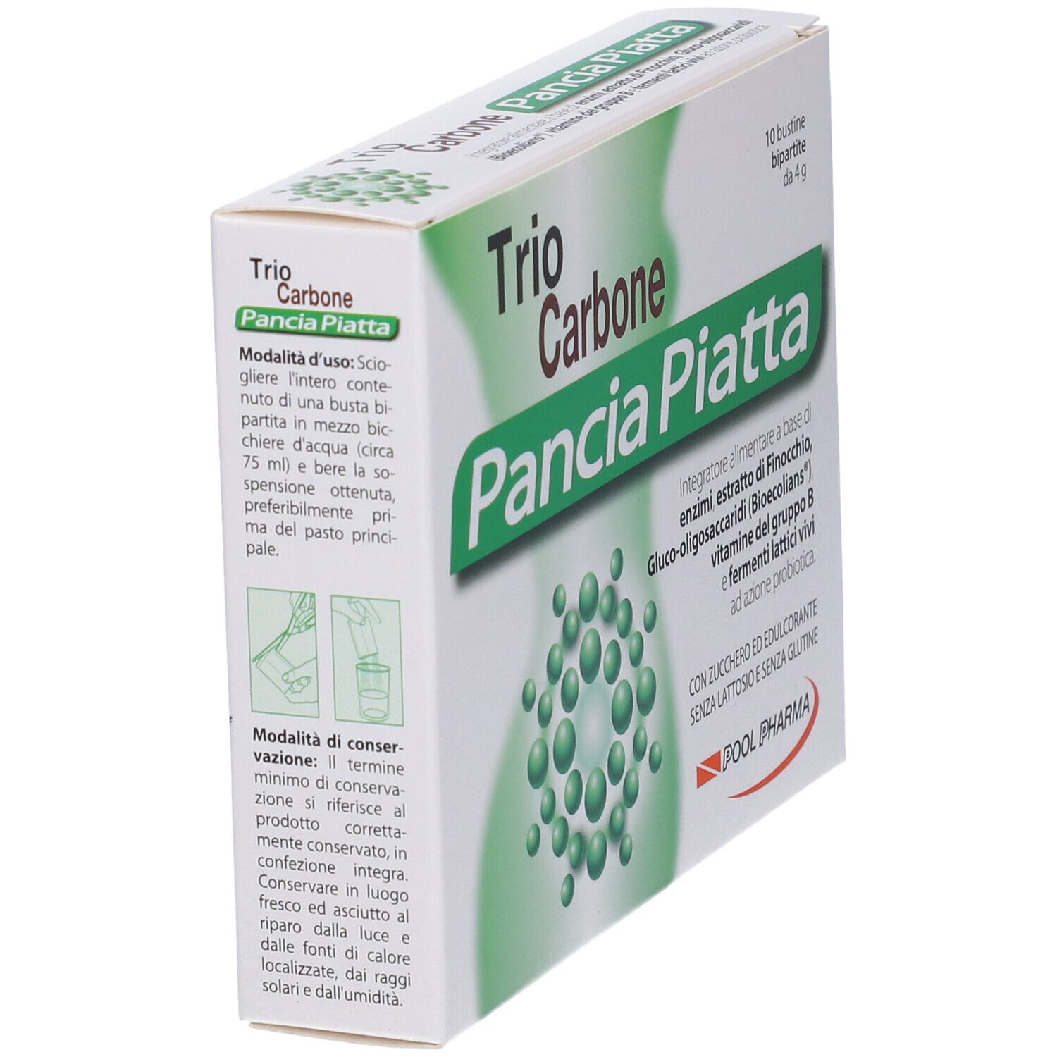 Trio Carbone Pancia Piatta