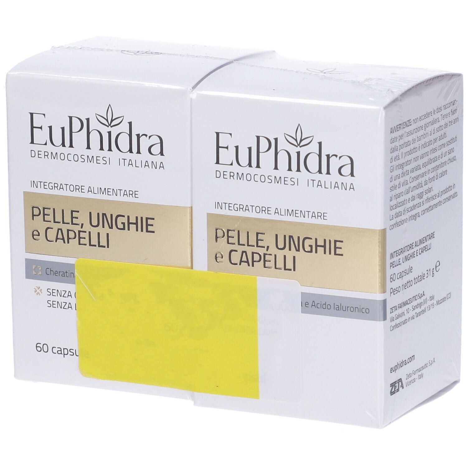 EuPhidra Pelle Unghie Capelli Set da 2