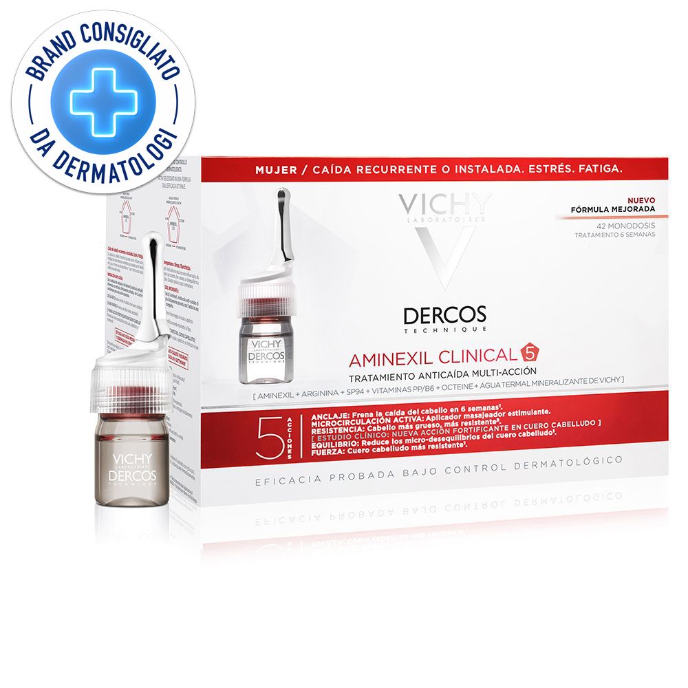 Vichy Dercos Aminexil trattamento anticaduta donna 42 fiale 42 x 6 ml