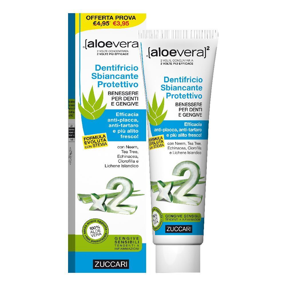 ®[aloevera]² Dentifricio Sbiancante Protettivo