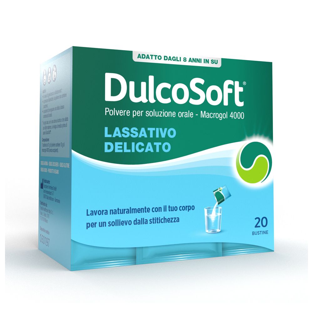Dulcosoft Polvere per Soluzione Orale, Lassativo, Macrogol per Stitichezza