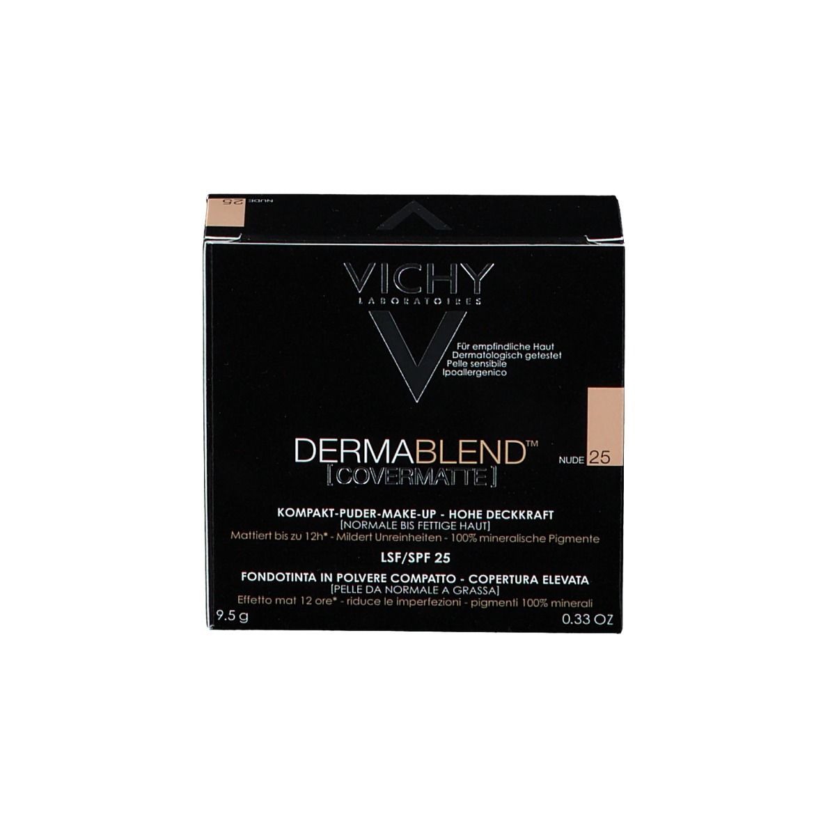 Vichy Dermablend Fondotinta coprente Minérale in polvere compatto tonalità 25 10 gr