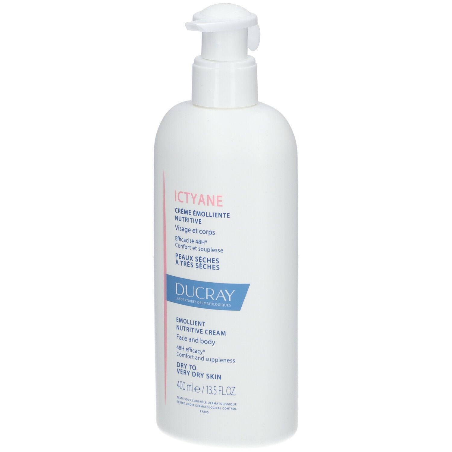 Ducray Ictyane Crema emolliente nutritiva 400ml - Pelle secca, pelle irritabile e fragilizzata