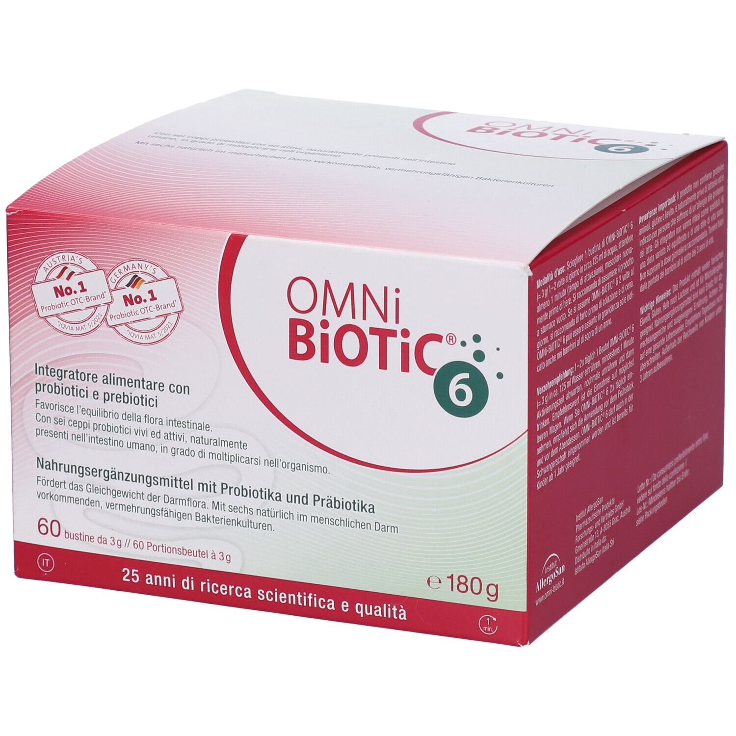 Omni Biotic 6 Polvere 60 Bustine Da 3 G