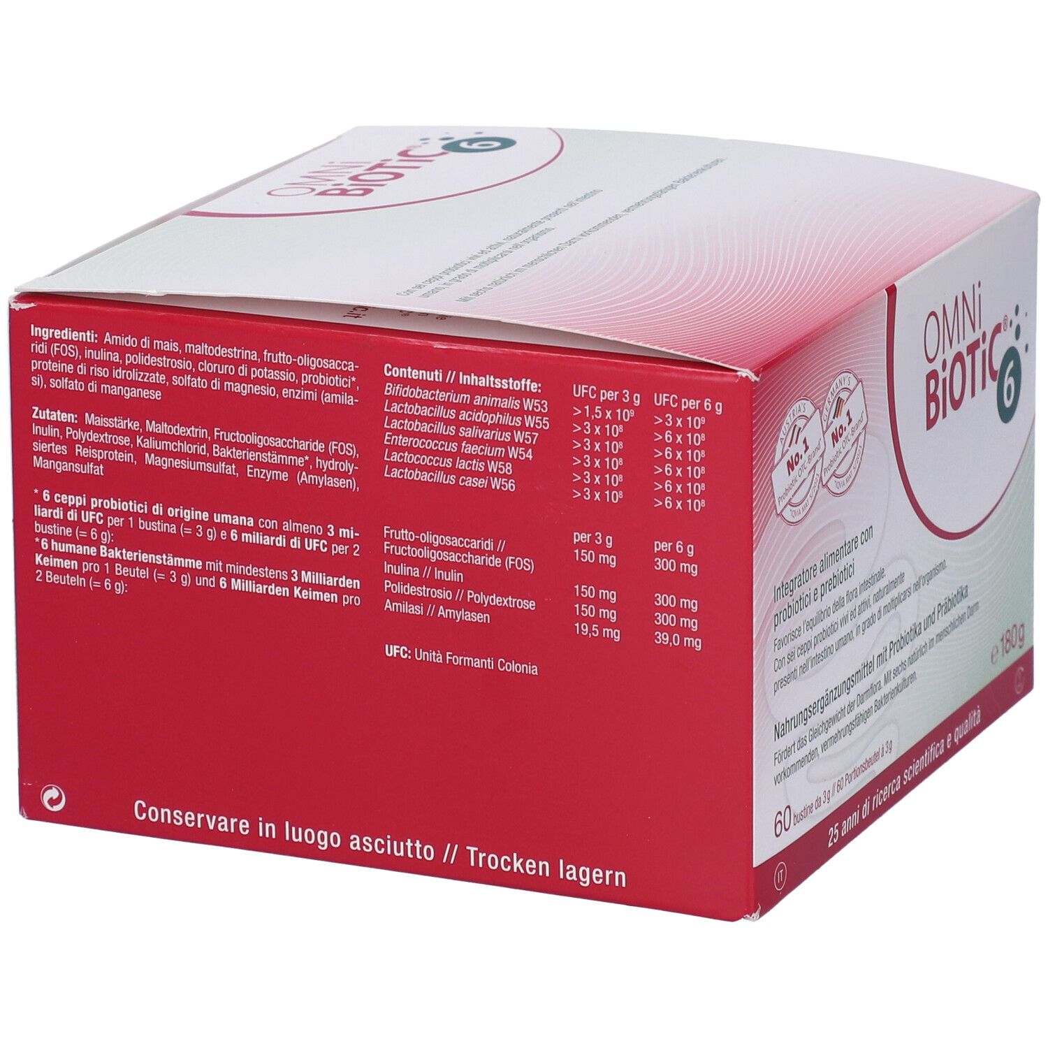 Omni Biotic 6 Polvere 60 Bustine Da 3 G