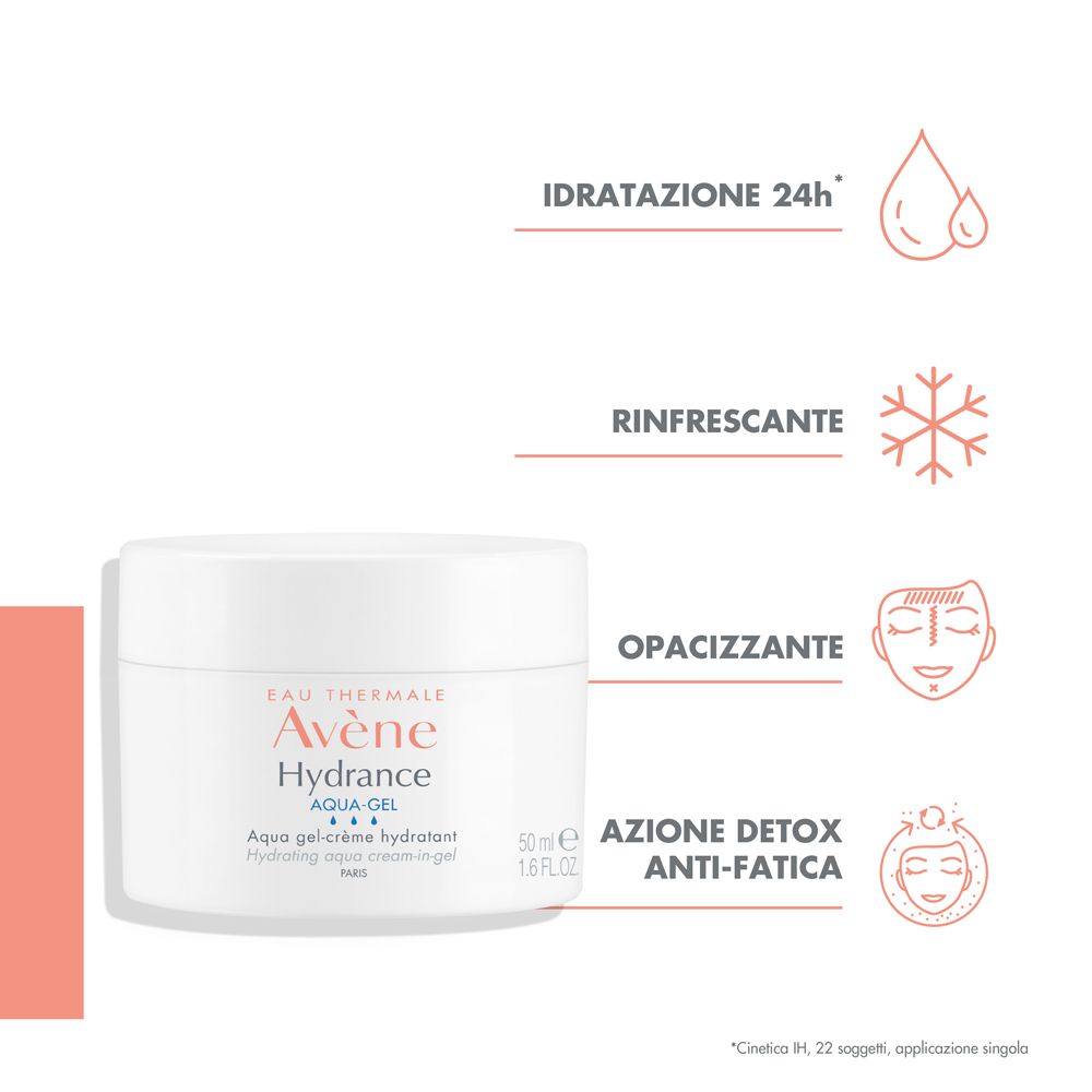 Eau Thermale Avène Hydrance Aqua-Gel Crema Idratante - idratazione viso