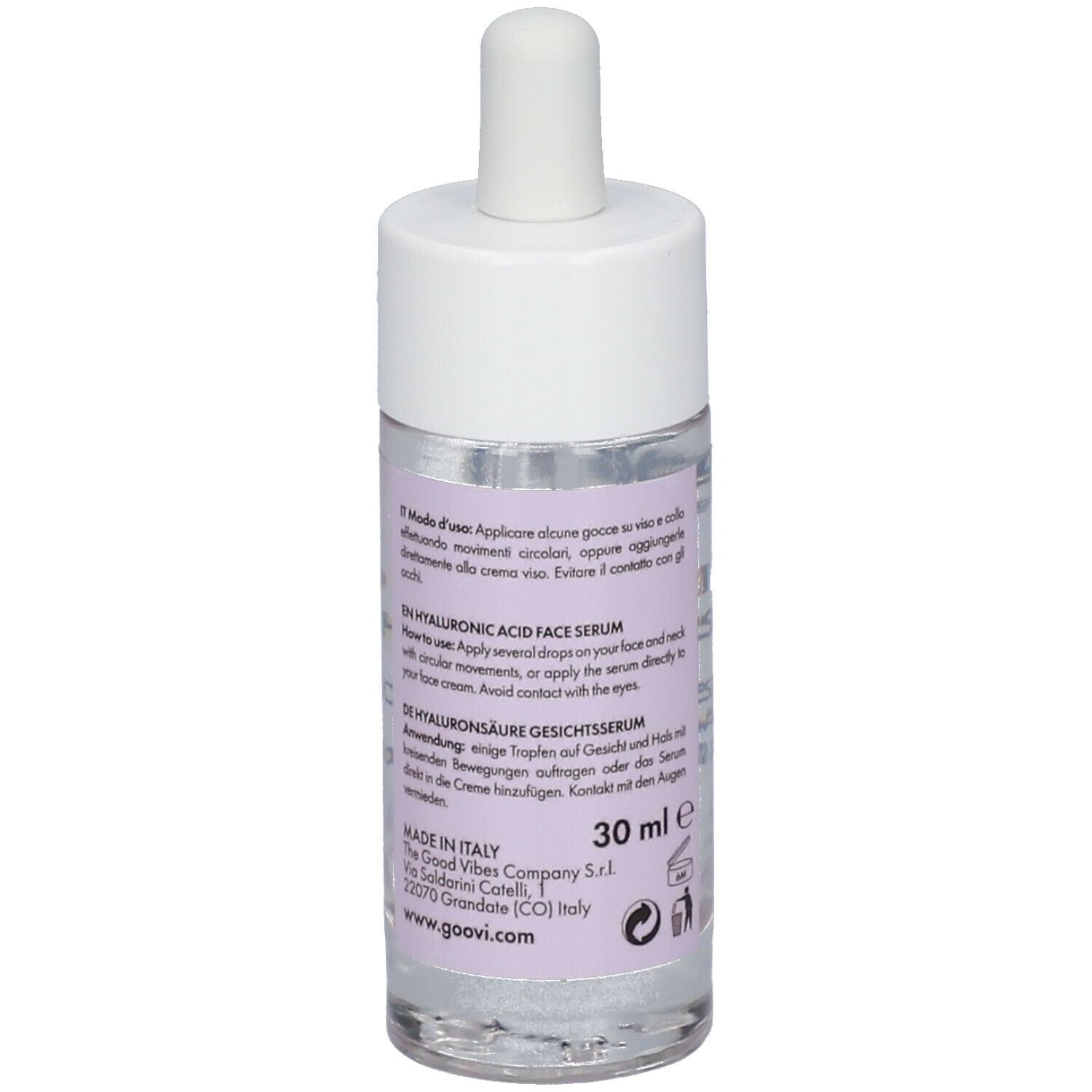 Goovi Siero Viso Acido Ialuronico I Am So Smooth - risparmia il 15% con il codice: goovi15