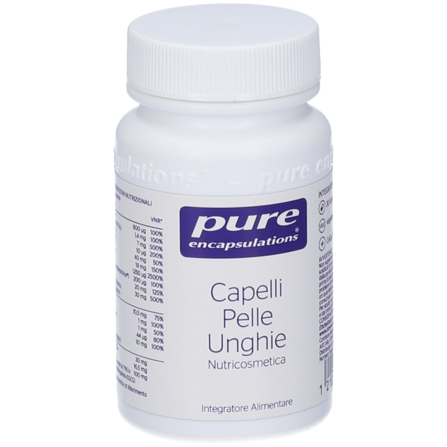 Pure Encapsulations Capelli Pelle Unghie Capsule