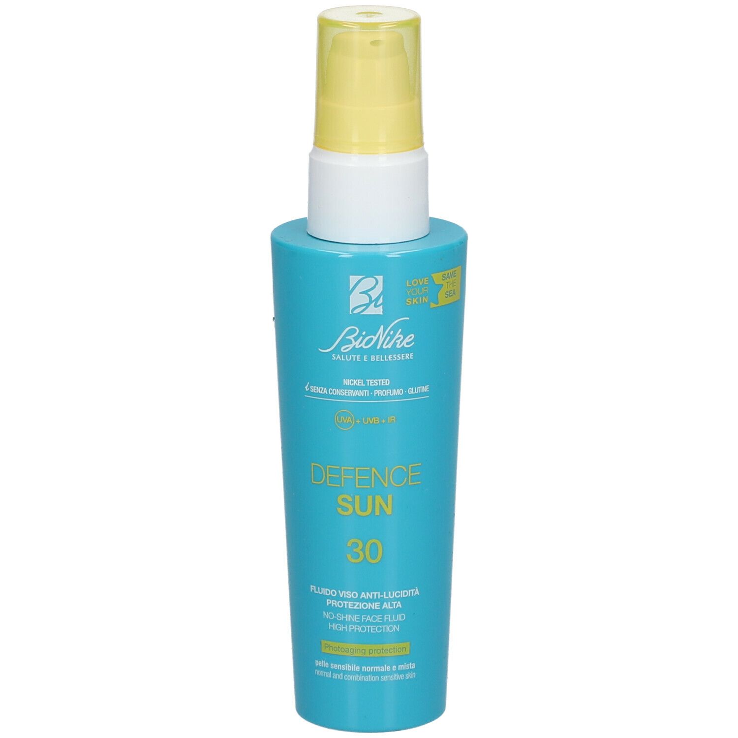 BioNike Defence Sun Fluido Viso Anti-Lucidità SPF 30