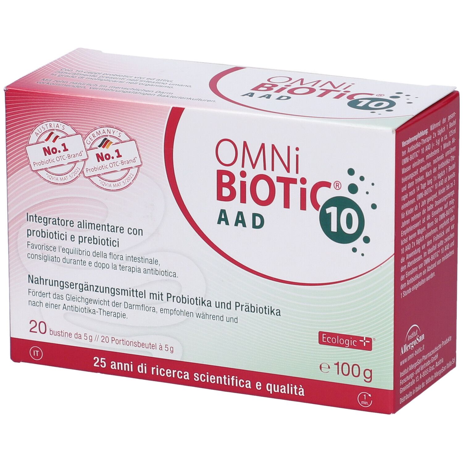 Omni Biotic 10 Aad 20 Bustine Da 5 G
