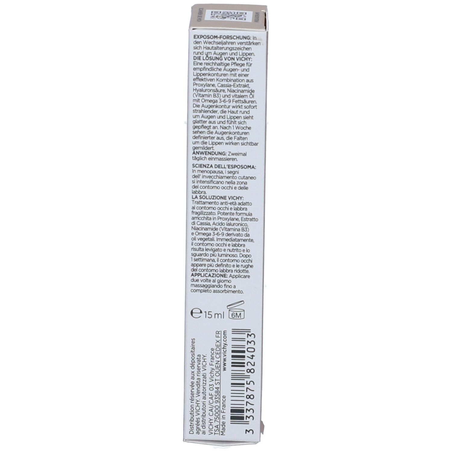 Vichy Neovadiol Contorno Occhi & Labbra 15 ml