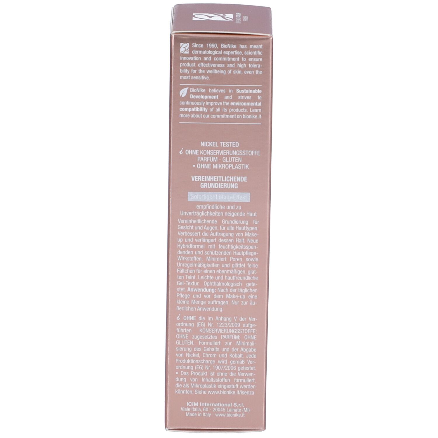 Bionike Defence Color Primer Base Uniformante