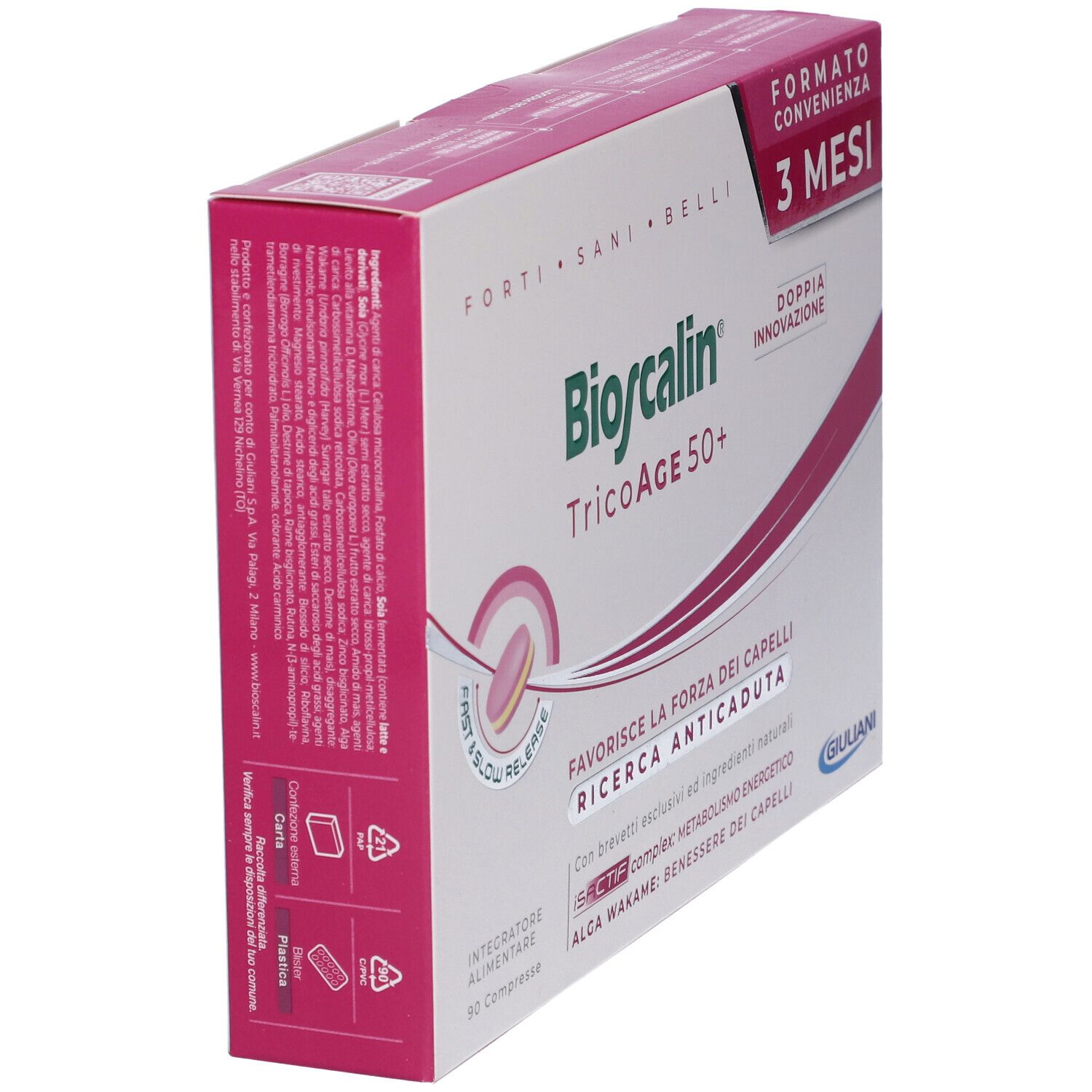 Bioscalin TricoAge 50+ Formato 3 Mesi da 90 Compresse
