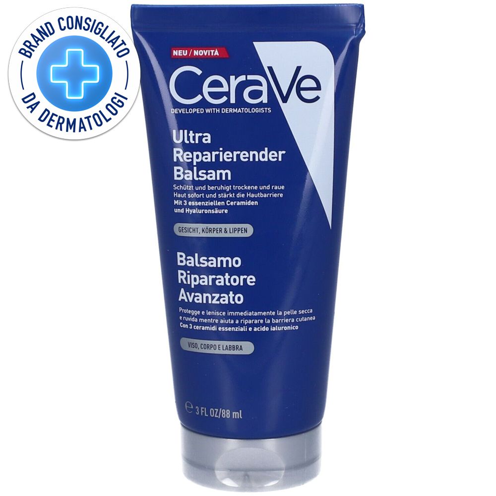 CeraVe Balsamo Riparatore Avanzato 88ml + CRV Intens Moist Lotion 5mL Tube EN GRATIS