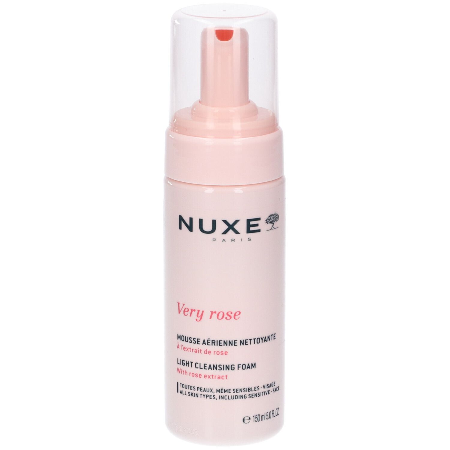 Nuxe Very Rose Mousse leggera detergente