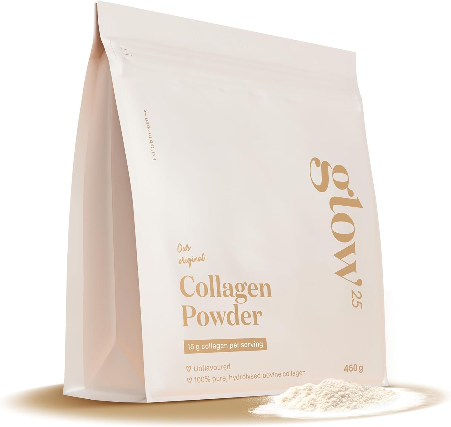 Glow25® Collagene in polvere - Idrolizzato di collagene premium