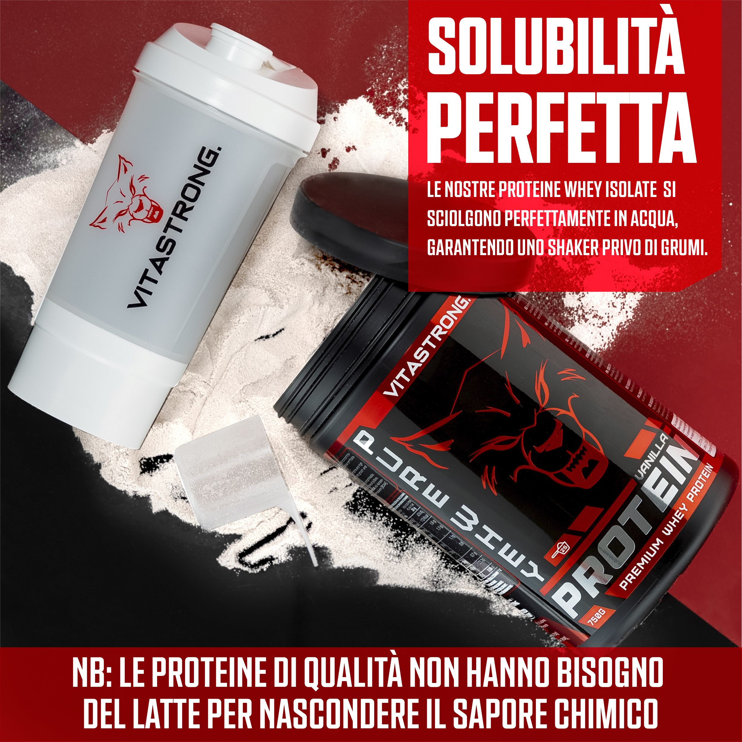 Vitastrong Pure Whey Protein -  Vanilla
